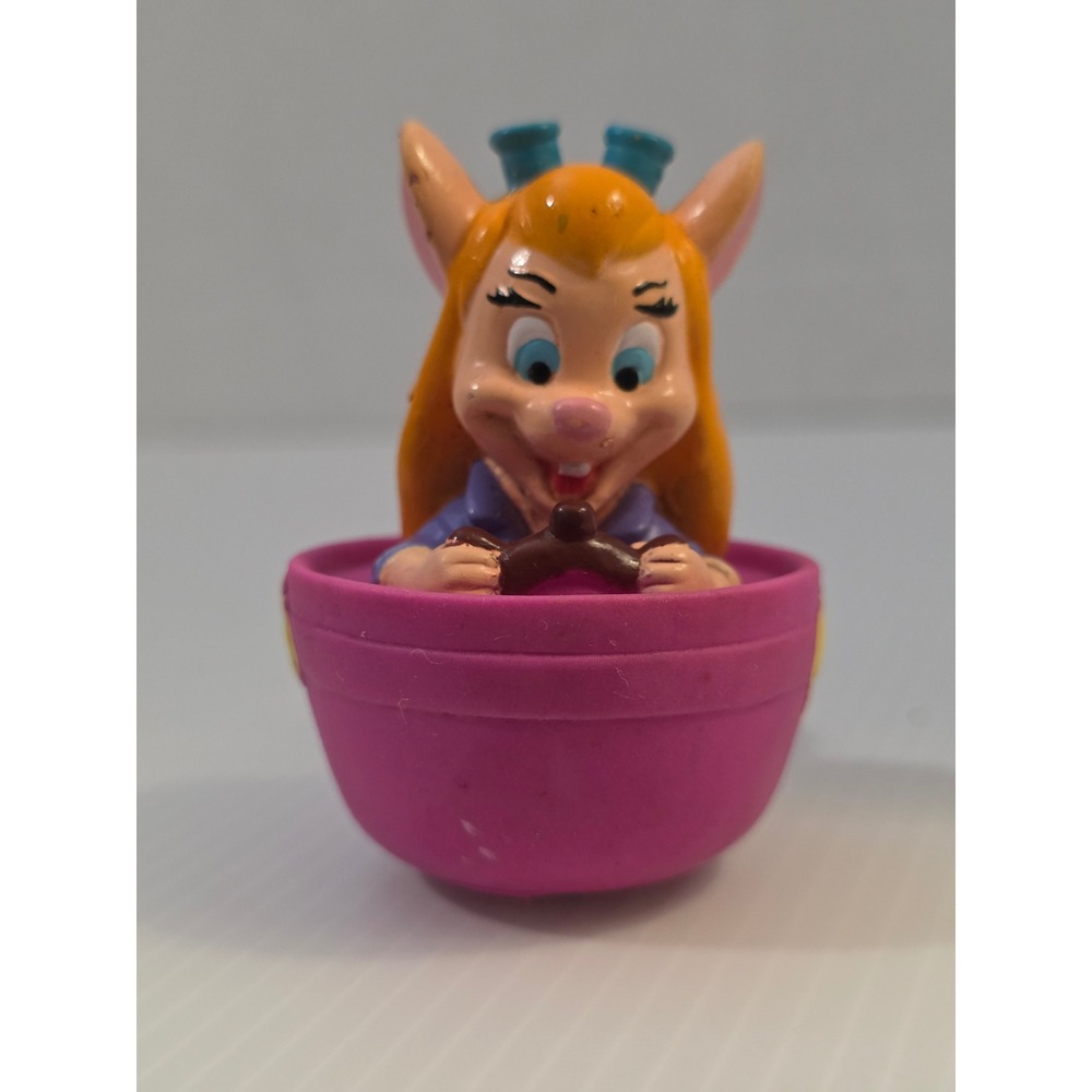 Disney Toy Figure Small Pink Fair Gadget Hackwrench 1989 Under-3 Series